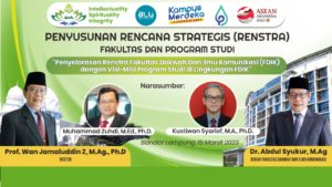 FDIK UIN RIL Susun Rencana Strategis Fakultas dan Prodi Bandar Lampung